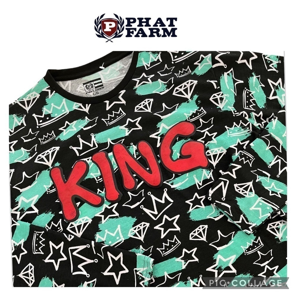 Phat Farm men long sleeve graphic sweatshirt